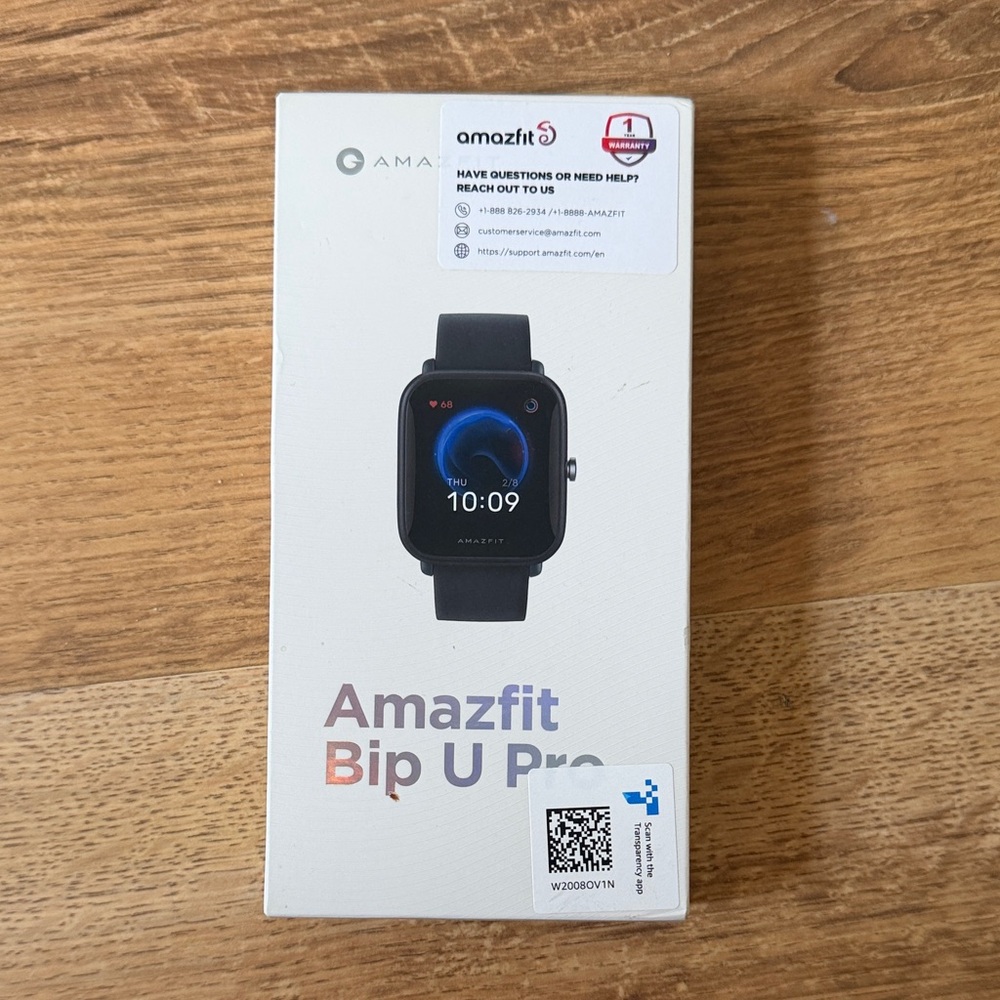 Bip U Pro Smartwatch - Black. BRAND NEW